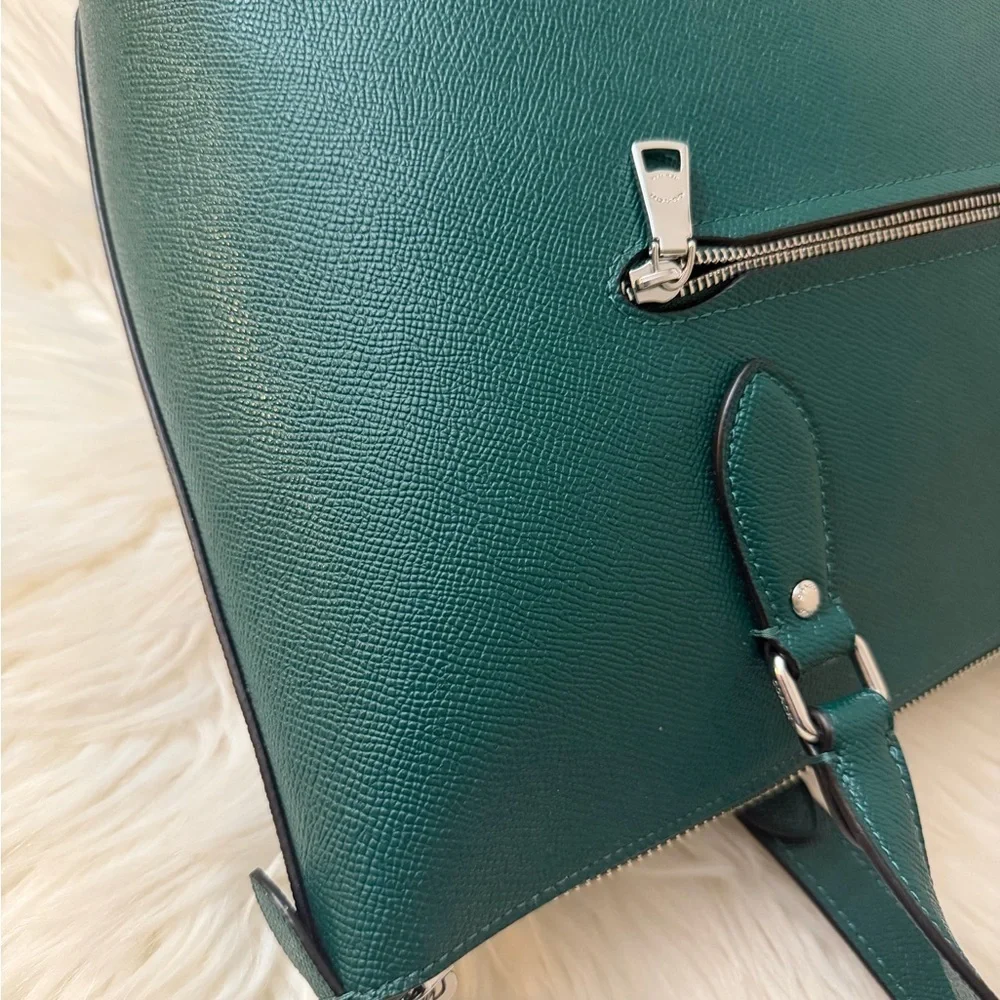 Coach Teal Tote Bag